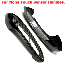 Brand New 2PCS 2019-2024 BMW G14 / G42 / G22 / G82 M4 / F91 M8 Real Carbon Fiber Door Handle Knob Cover Trim