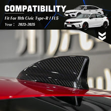 Load image into Gallery viewer, BRAND NEW 2022-2025 HONDA CIVIC 11TH GEN REAL CARBON FIBER SHARK FIN ANTENNA COVER CAP