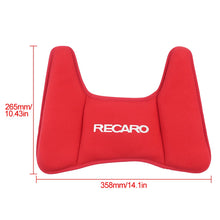 Load image into Gallery viewer, BRAND NEW 1PCS RECARO RED Racing Bucket Seat Cover Protect H Type Waist Lumber Pad Rest Cushion