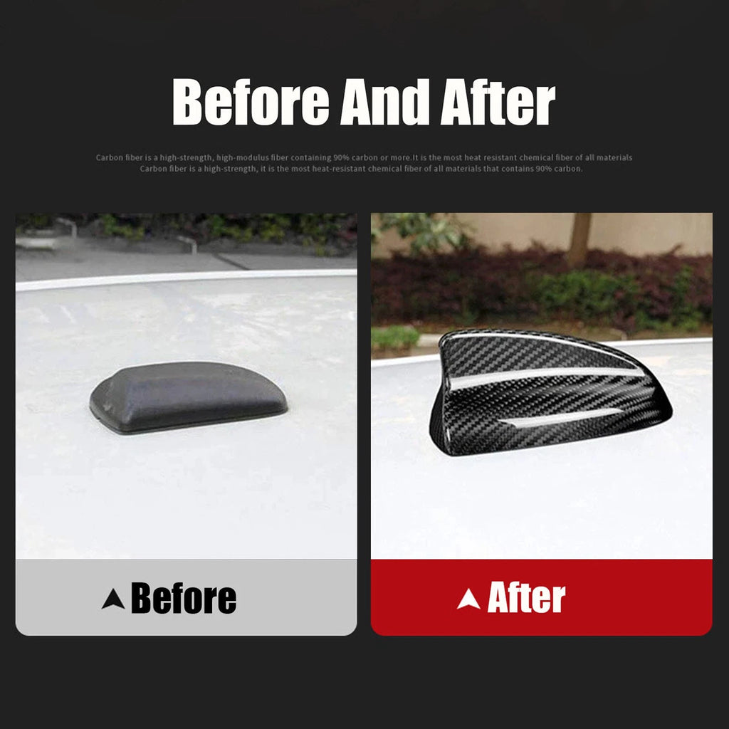 BRAND NEW 2015-2024 DODGE CHARGER REAL CARBON FIBER SHARK FIN ANTENNA COVER CAP