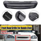 BRAND NEW 1999-2000 Honda Civic EK JDM Type-R Carbon Fiber Style Mesh Front Hood Grill