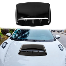 Brand New Universal Hood Scoop Vent Bonnet Cover Trim Car Air Flow Decorative Glossy Black