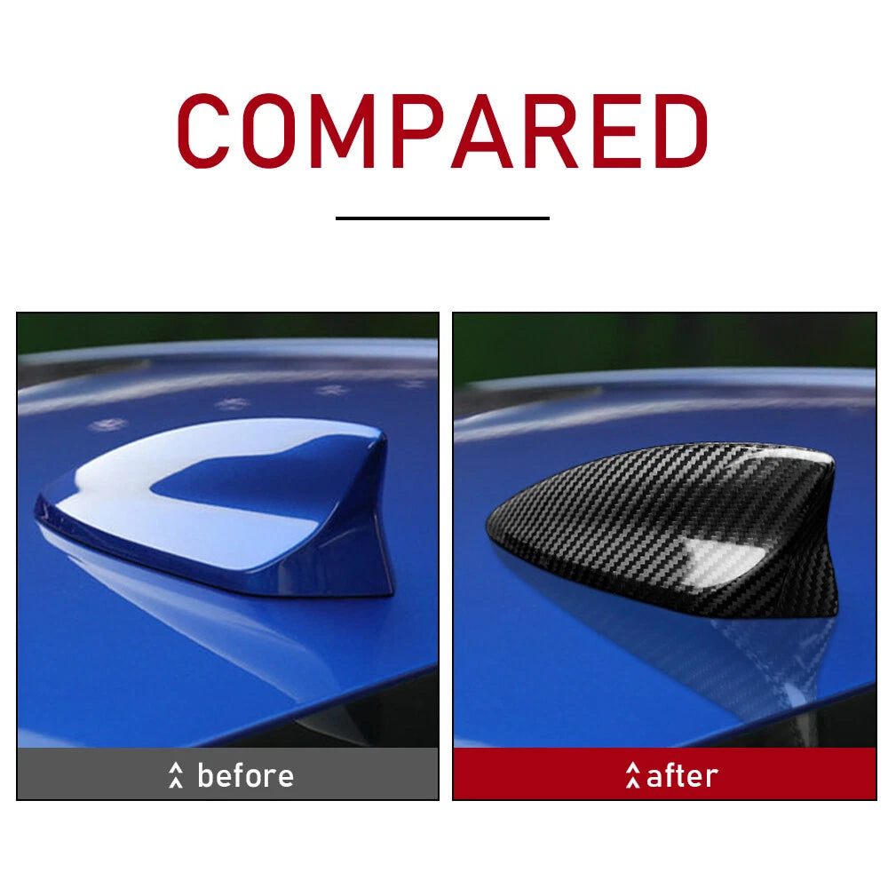 BRAND NEW 2016-2024 CHEVY CAMARO REAL CARBON FIBER SHARK FIN ANTENNA COVER CAP