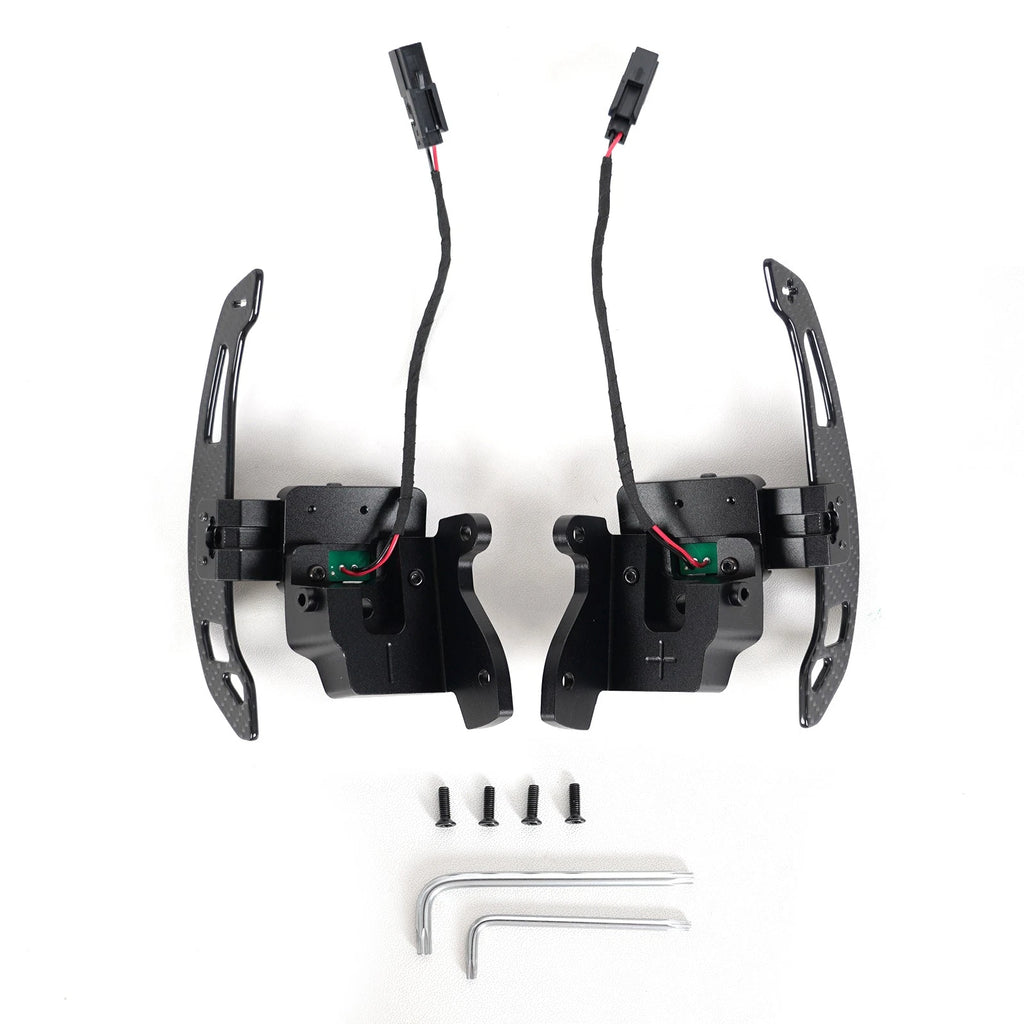 BRAND NEW 2015-2026 FORD F150 RAPTOR Real Carbon Fiber Replacement Magnetic Paddle Shifter