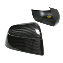 Load image into Gallery viewer, Brand New 2025-2026 Tesla Model Y Real Carbon Fiber Car Side Mirror Add On Cover Caps