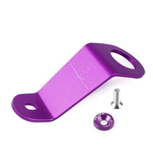 Load image into Gallery viewer, BRAND NEW PASSWORD JDM EG EH EJ CIVIC PURPLE CNC BILLET ALUMINUM RADIATOR STAY MOUNT BRACKET+WASHER KIT