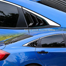 Load image into Gallery viewer, Brand New Honda Civic 10th 2016-2021 4DR SEDAN ABS Glossy Black Style Rear Side Vent Window Scoop Louver Cover