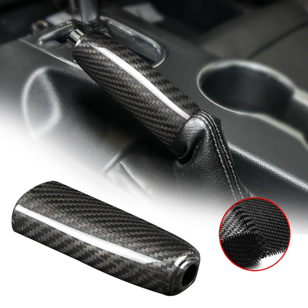 BRAND NEW FORD MUSTANG 2015-2022 REAL CARBON FIBER PARKING BRAKE CAR HANDBRAKE COVER