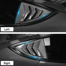 Load image into Gallery viewer, Brand New 2020-2024 Tesla Model Y Carbon Fiber Look Rear Side Window Louver Cover Vent Visor