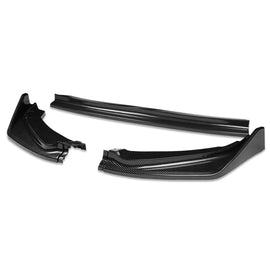 Brand New 3PCS 2014-2017 Honda Fit Carbon Fiber Look Front Bumper Lip Splitter Kit