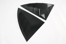 Load image into Gallery viewer, Brand New 2020-2024 Tesla Model Y Glossy Black Rear Side Window Louver Cover Vent Visor