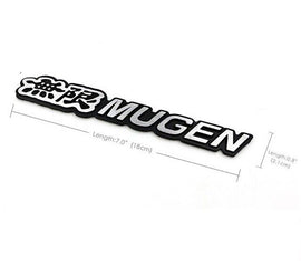 BRAND NEW 1PCS 3D Aluminum MUGEN Car Front/Rear Badge Fender Body Emblem Decal Sticker