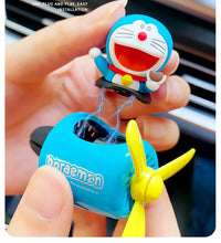 Load image into Gallery viewer, Brand New Doraemon Car Air Freshener Aromatherapy Pilot Rotating Propeller Air Outlet Fragrance US