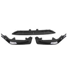 Load image into Gallery viewer, BRAND NEW 3PCS 2022-2024 Honda Civic 4DR SEDAN LX EX Si JDM 3PCS CARBON FIBER LOOK FRONT BUMPER LIP SPLITTER KIT