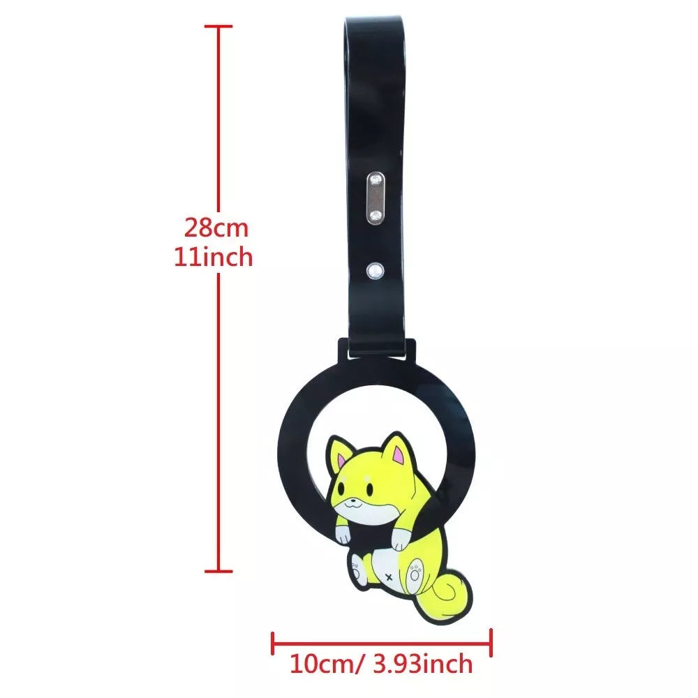 Brand New Dog Anime JDM TSURIKAWA Ring Subway Train Bus Handle Strap Charm Drift