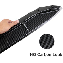 Load image into Gallery viewer, BRAND NEW 3PCS 2022-2024 Honda Civic 4DR SEDAN LX EX Si JDM 3PCS CARBON FIBER LOOK FRONT BUMPER LIP SPLITTER KIT