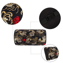 Load image into Gallery viewer, BRAND NEW 2PCS JDM SAKURA Black Koi Fish Fabric Soft Cotton Car Neck Rest Pillow Headrest