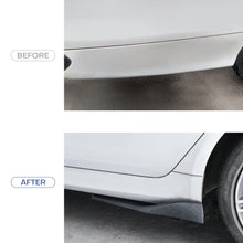 Load image into Gallery viewer, Brand New 2PCS V3 19&#39;&#39; Universal ABS Rear Bumper Spoiler Lip Splitter Diffuser Body Kit Carbon Fiber Look