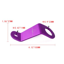 Load image into Gallery viewer, BRAND NEW PASSWORD JDM EG EH EJ CIVIC PURPLE CNC BILLET ALUMINUM RADIATOR STAY MOUNT BRACKET+WASHER KIT