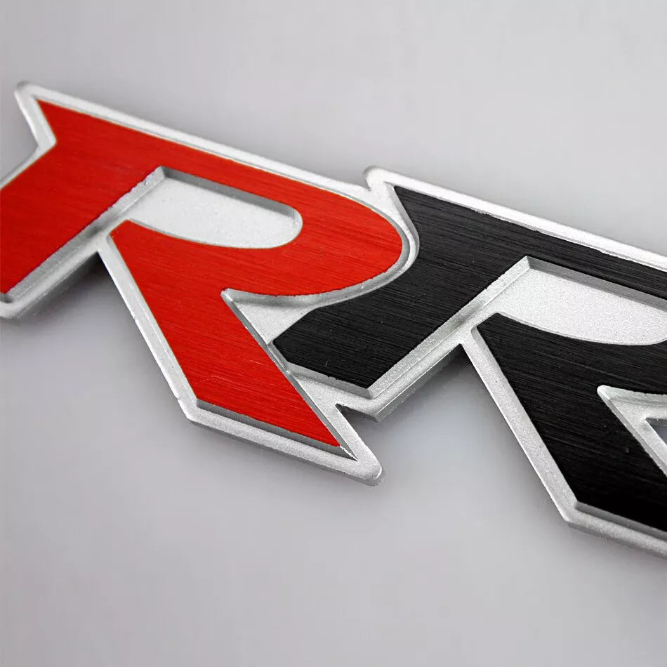 BRAND NEW 1PCS 3D Aluminum MUGEN RR Car Front/Rear Badge Fender Body Emblem Decal Sticker