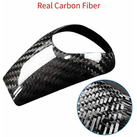 Brand New BMW M3 M5 M6 E63 E60 E92 Real Carbon Fiber Console Gear Shift Knob Cover Trim