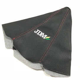 Brand New Universal JDM Leather PVC Red Stitching Leather Gear Manual Shifter Shift Knob Boot Cover