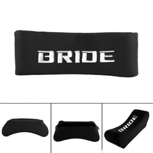 Load image into Gallery viewer, BRAND NEW UNIVERSAL 2PCS JDM BRIDE Embroidery Black Leather Car Neck Rest Pillow Headrest Cushion