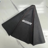 Brand New Universal Spoon Sports Leather PVC Red Stitching Leather Gear Manual Shifter Shift Knob Boot Cover