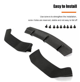 BRAND NEW 2017-2020 BMW G30 M-SPORT REAL CARBON FIBER 3PCS FRONT BUMPER SPLITTER SPOILER LIP