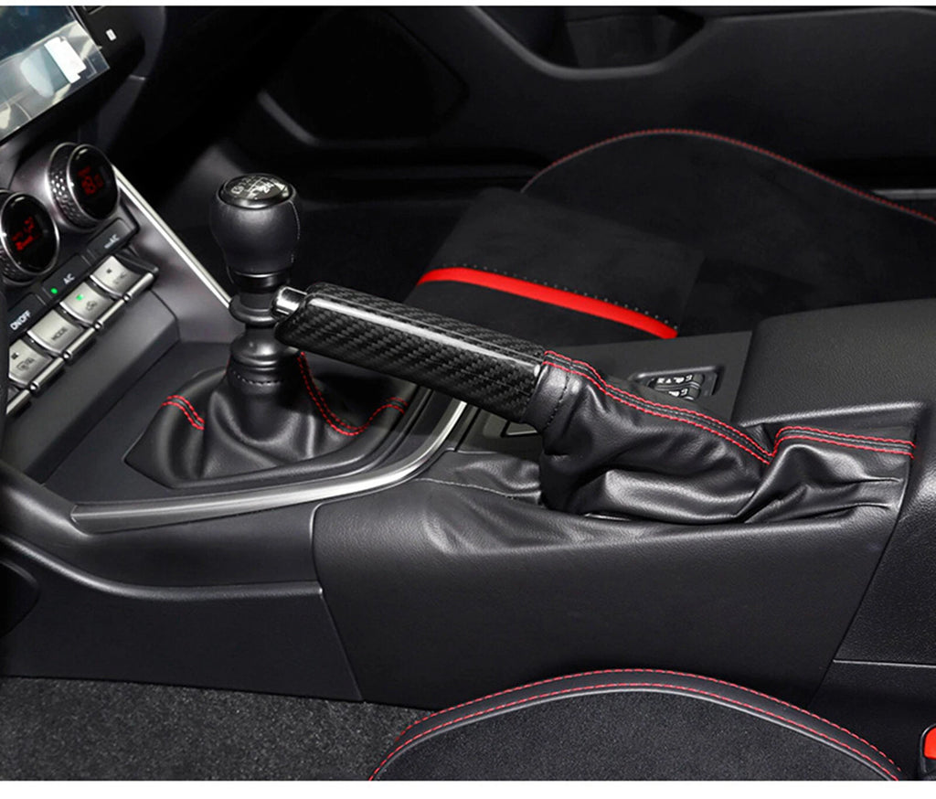 BRAND NEW 2007-2022 SUBARU WRX & STI REAL CARBON FIBER PARKING E BRAKE HANDLE HANDBRAKE