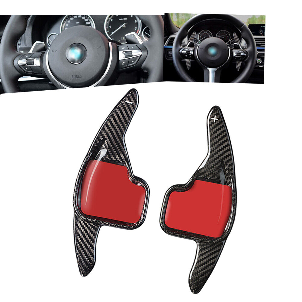 Brand New BMW 1 2 3 4 5 6 7 SERIES Real Carbon Fiber Steering Wheel Paddle Shifter Extension