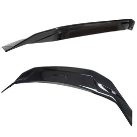 BRAND NEW 2016-2021 HONDA CIVIC 4DR SEDAN V4 GLOSSY PAINTED BLACK HIGHKICK DUCKBILL TRUNK SPOILER