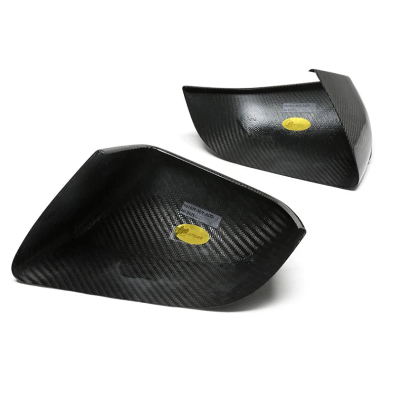Brand New 2025-2026 Tesla Model Y Real Carbon Fiber Car Side Mirror Add On Cover Caps