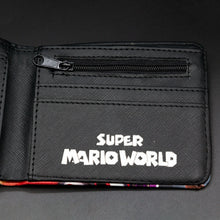 Load image into Gallery viewer, Brand New Men Super Mario Bros Galaxy Purse Short Bifold Fashion Leather Wallet