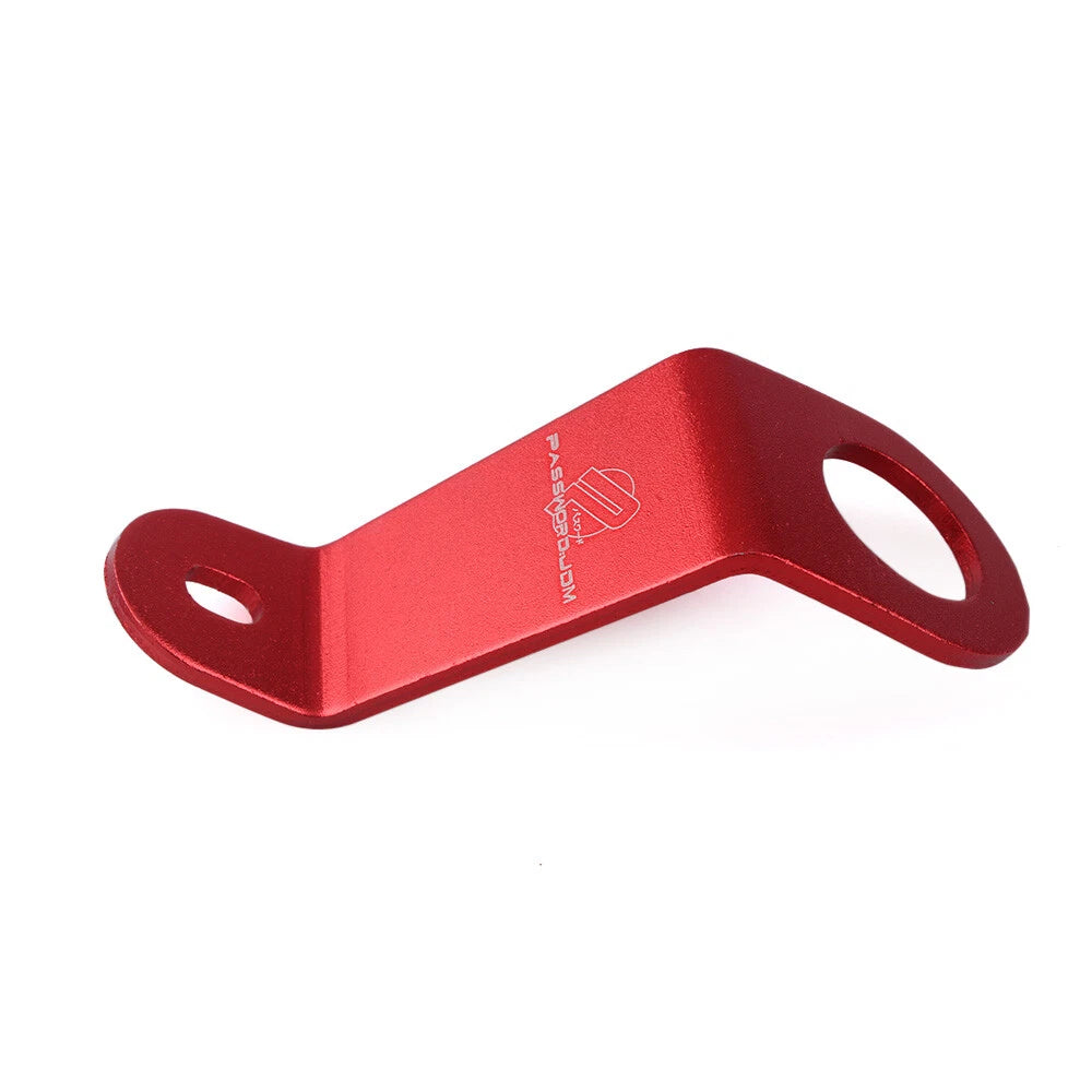 BRAND NEW PASSWORD JDM EG EH EJ CIVIC RED CNC BILLET ALUMINUM RADIATOR STAY MOUNT BRACKET+WASHER KIT