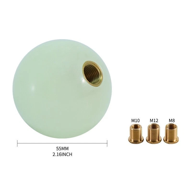 BRAND NEW UNIVERSAL JDM Halloween Skull Glow In Dark Manual Gear Stick Shift Knob Lever Shifter M8 M10 M12