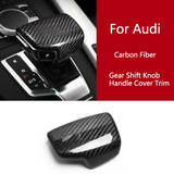 Brand New 2017-2023 Audi A4 S4 B9 A5 S5 Real Carbon Fiber Interior Gear Shift Knob Trim Cover