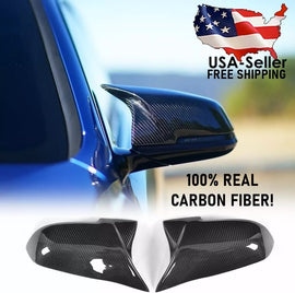 Brand New 2013-2018 BMW F20 F22 F32 F30 I3 X1 M STYLE CARBON FIBER DIRECT REPLACEMENT MIRROR CAP COVER