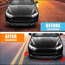 Load image into Gallery viewer, Brand New 5PCS UNIVERSAL GLOSSY BLACK / RED FRONT BUMPER LIP SPLITTER KIT