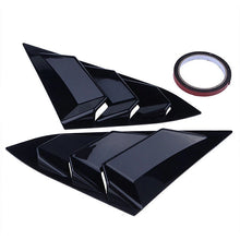 Load image into Gallery viewer, Brand New Honda Civic 10th 2016-2021 4DR SEDAN ABS Glossy Black Style Rear Side Vent Window Scoop Louver Cover