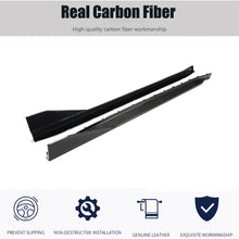 Load image into Gallery viewer, BRAND NEW 2021-2024 BMW G82 G83 M4 MP STYLE REAL CARBON FIBER SIDE SKIRT EXTENSION REPLACEMENT