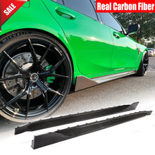 Load image into Gallery viewer, BRAND NEW 2021-2024 BMW G80 M3 MP STYLE REAL CARBON FIBER SIDE SKIRT EXTENSION REPLACEMENT