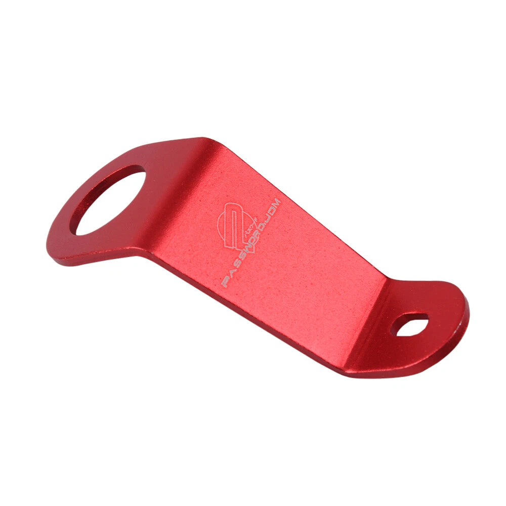 BRAND NEW PASSWORD JDM EG EH EJ CIVIC RED CNC BILLET ALUMINUM RADIATOR STAY MOUNT BRACKET+WASHER KIT