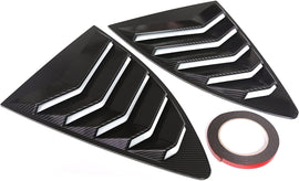 Brand New 2013-2021 SCION FR-S FRS GT86 & SUBARU BRZ Carbon Fiber Look Rear Side Window Louver Cover Vent Visor