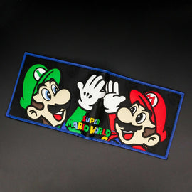 Brand New Men Super Mario Bros Purse Short Bifold Fashion Leather Wallet