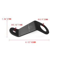 Load image into Gallery viewer, BRAND NEW PASSWORD JDM EG EH EJ CIVIC BLACK CNC BILLET ALUMINUM RADIATOR STAY MOUNT BRACKET+WASHER KIT