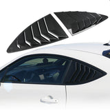 Brand New 2013-2021 SCION FR-S FRS GT86 & SUBARU BRZ Carbon Fiber Look Rear Side Window Louver Cover Vent Visor