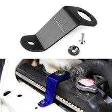 Load image into Gallery viewer, BRAND NEW PASSWORD JDM EG EH EJ CIVIC BLACK CNC BILLET ALUMINUM RADIATOR STAY MOUNT BRACKET+WASHER KIT