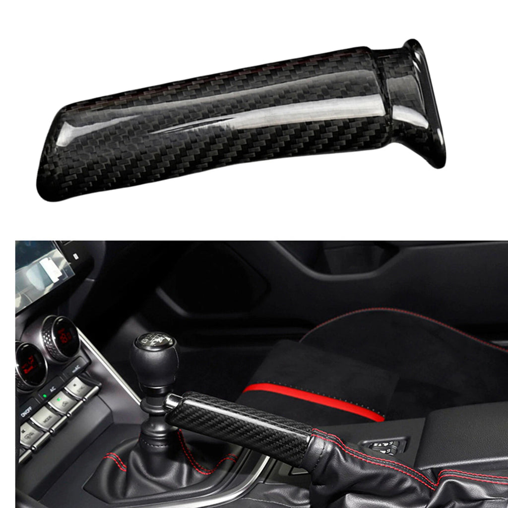 BRAND NEW 2007-2022 SUBARU WRX & STI REAL CARBON FIBER PARKING E BRAKE HANDLE HANDBRAKE