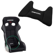 Load image into Gallery viewer, BRAND NEW 1PCS BRIDE Black Racing Bucket Seat Cover Protect H Type Waist Lumber Pad Rest Cushion